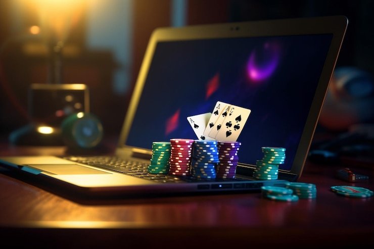 Pengguna meninjau catatan transaksi digital